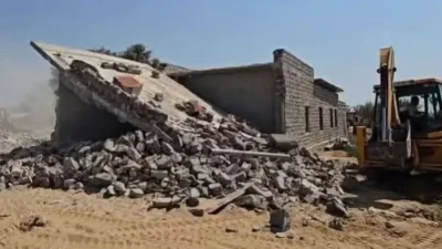 🔴 BREAKING: नागौर के कुख्यात ड्रग लॉर्ड भोपालराम का अवैध मकान ढहाया! 14 संगीन मामलों में था आरोपी – पुलिस पर कर चुका है फायरिंग