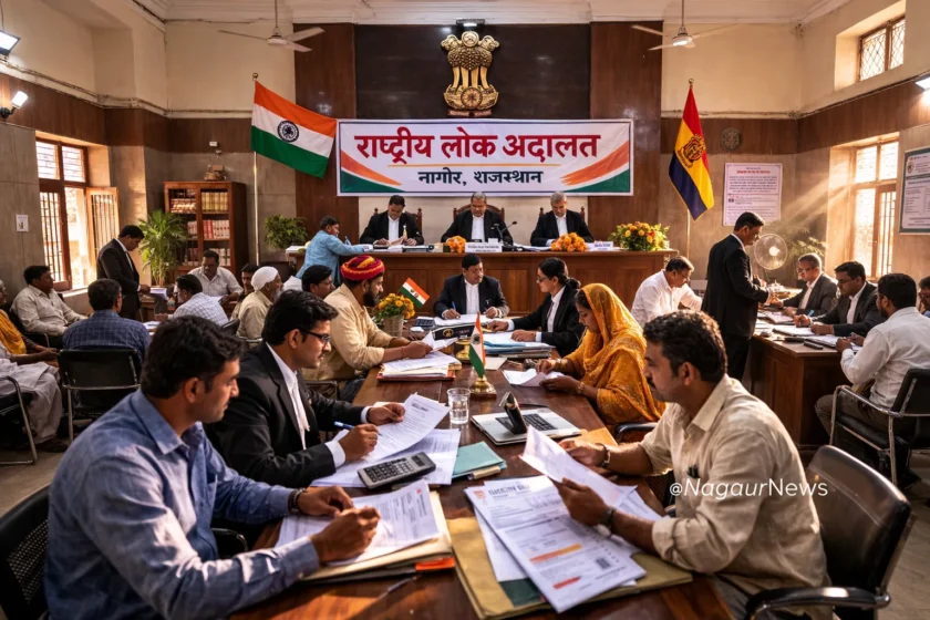 राष्ट्रीय लोक अदालत नागौर 2026 - बिजली बिल विवाद समाधान कार्यक्रम