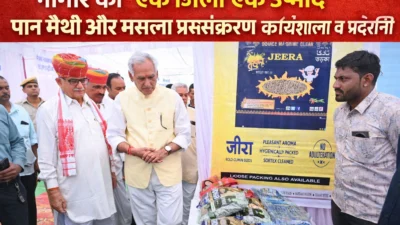 नागौर का ‘एक जिला एक उत्पाद’ क्या है? पान मैथी-मसाला पर कार्यशाला