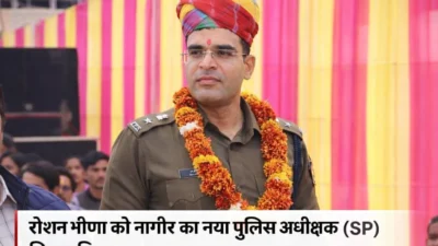 नागौर में बड़ा प्रशासनिक बदलाव – रोशन मीणा बने नए एसपी, मृदुल कच्छावा का बीकानेर तबादला